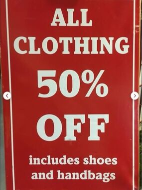 Spring Sale On Clothing, Shoes And Hand Bags